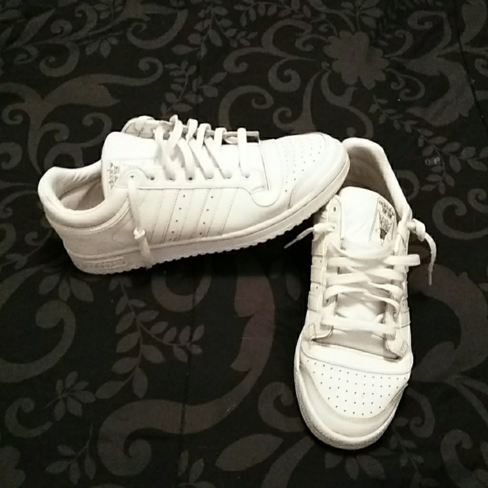 Adidas white top tens